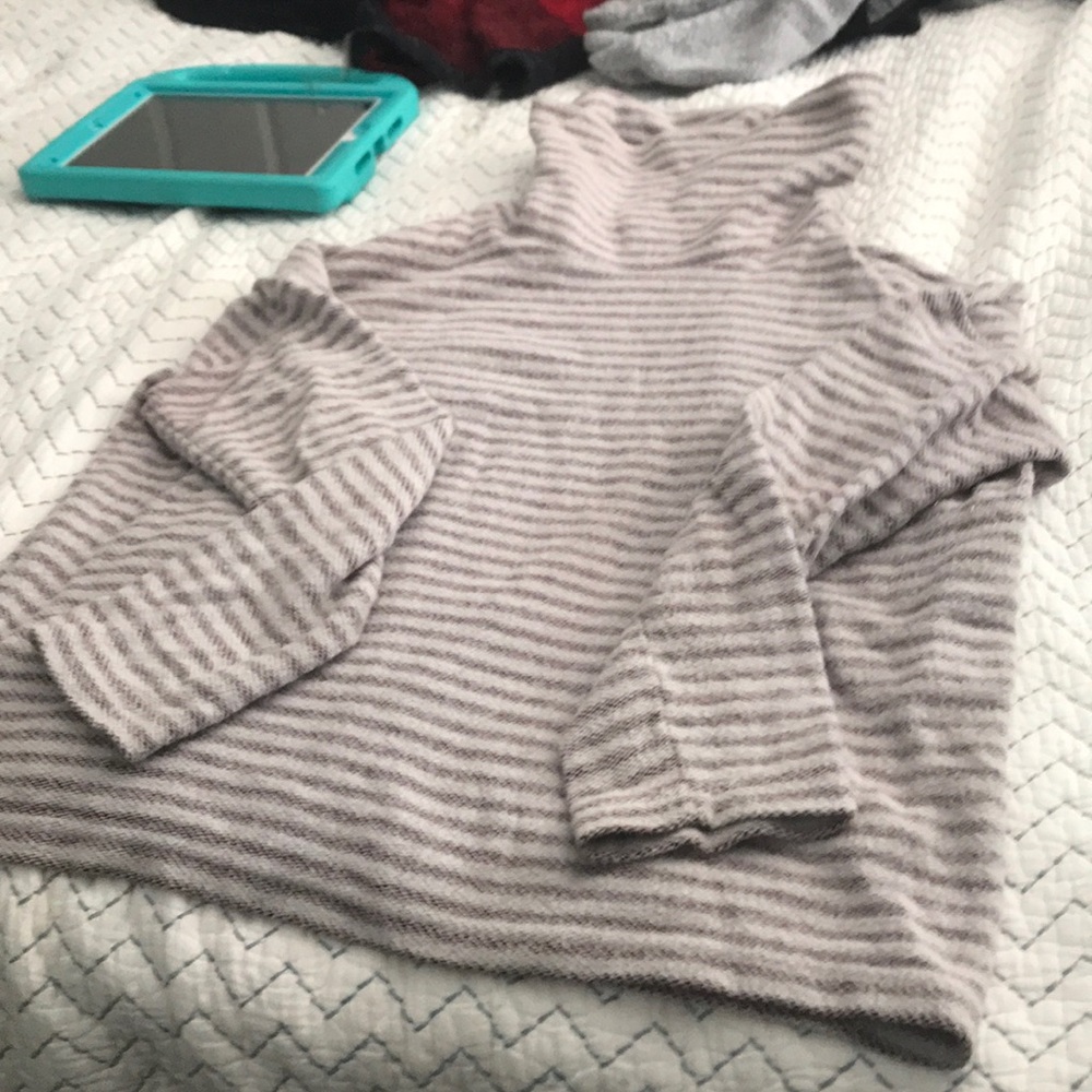A NEW DAY XL Long sleeve striped soft turtleneck